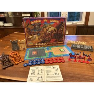 Vintage Crossbows & Catapults 1983 Game Lakeside Incomplete Replacement Parts